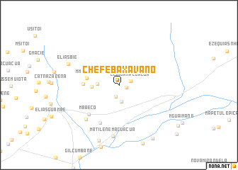 map of Chefe Baxavano