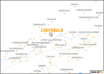 map of Chefe Bulo