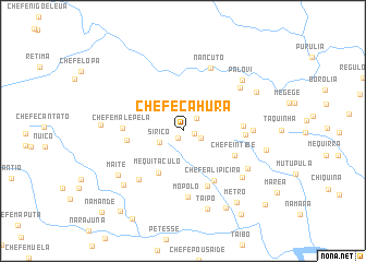 map of Chefe Cahura