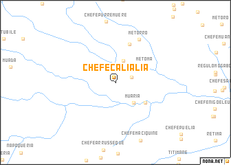 map of Chefe Calialia