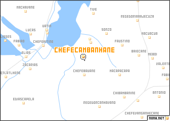 map of Chefe Cambanhane