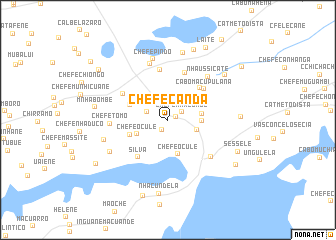 map of Chefe Canda