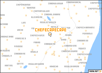 map of Chefe Capecape