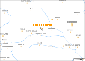 map of Chefe Caria