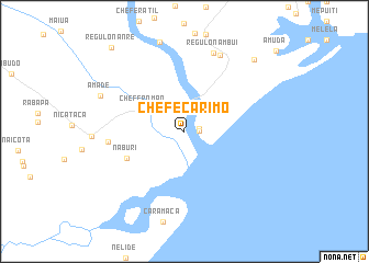 map of Chefe Carimo