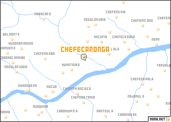 map of Chefe Caronga