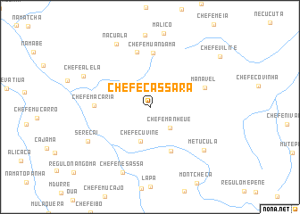 map of Chefe Cassara