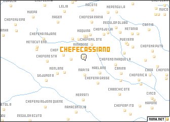 map of Chefe Cassiano