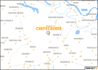 map of Chefe Cavane