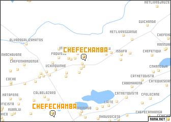 map of Chefe Chambá