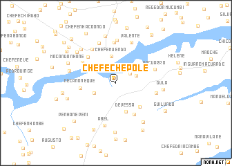 map of Chefe Chepole