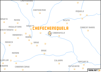 map of Chefe Cherequela