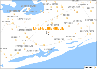 map of Chefe Chibangue