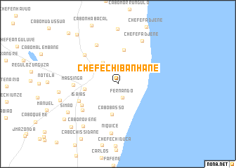 map of Chefe Chibanhane