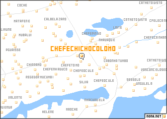 map of Chefe Chichocolomo