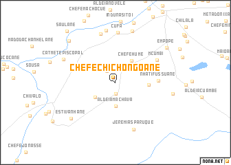 map of Chefe Chichongoane