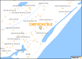 map of Chefe Chicole