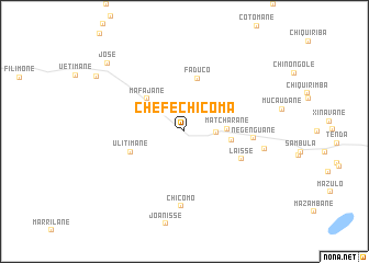 map of Chefe Chicoma