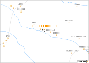 map of Chefe Chidulo