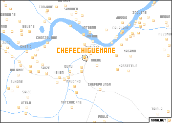 map of Chefe Chiguemane