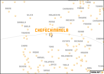 map of Chefe Chinamela