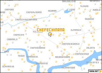 map of Chefe Chinana
