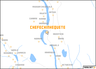 map of Chefe Chinhequete