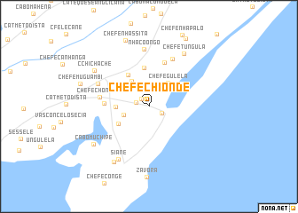 map of Chefe Chionde