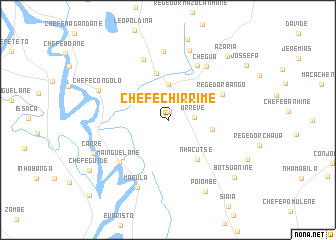 map of Chefe Chirrime