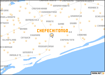 map of Chefe Chitondo