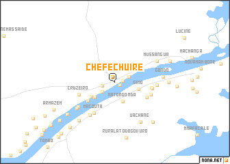 map of Chefe Chuire