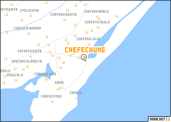 map of Chefe Chume