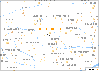 map of Chefe Colete