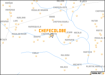 map of Chefe Colobe