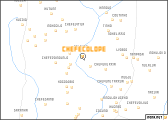 map of Chefe Colope