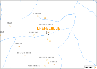 map of Chefe Colúè