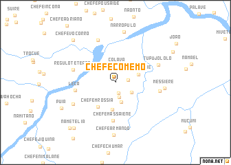 map of Chefe Comemo