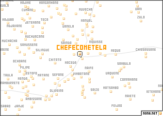 map of Chefe Cometela