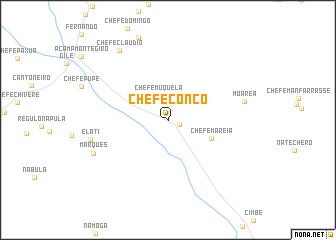 map of Chefe Conco