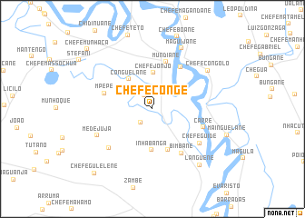 map of Chefe Conge