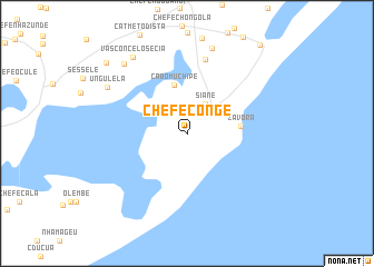 map of Chefe Conge