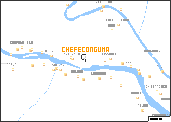 map of Chefe Conguma