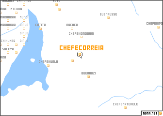 map of Chefe Correia