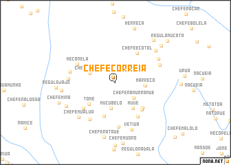 map of Chefe Correia