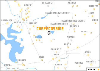 map of Chefe Cossine