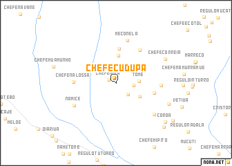 map of Chefe Cudupa
