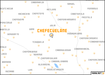map of Chefe Cuelane