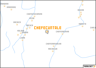 map of Chefe Cuntale