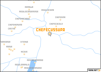 map of Chefe Cussupa