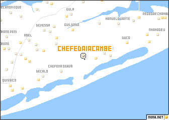 map of Chefe Daiacambe